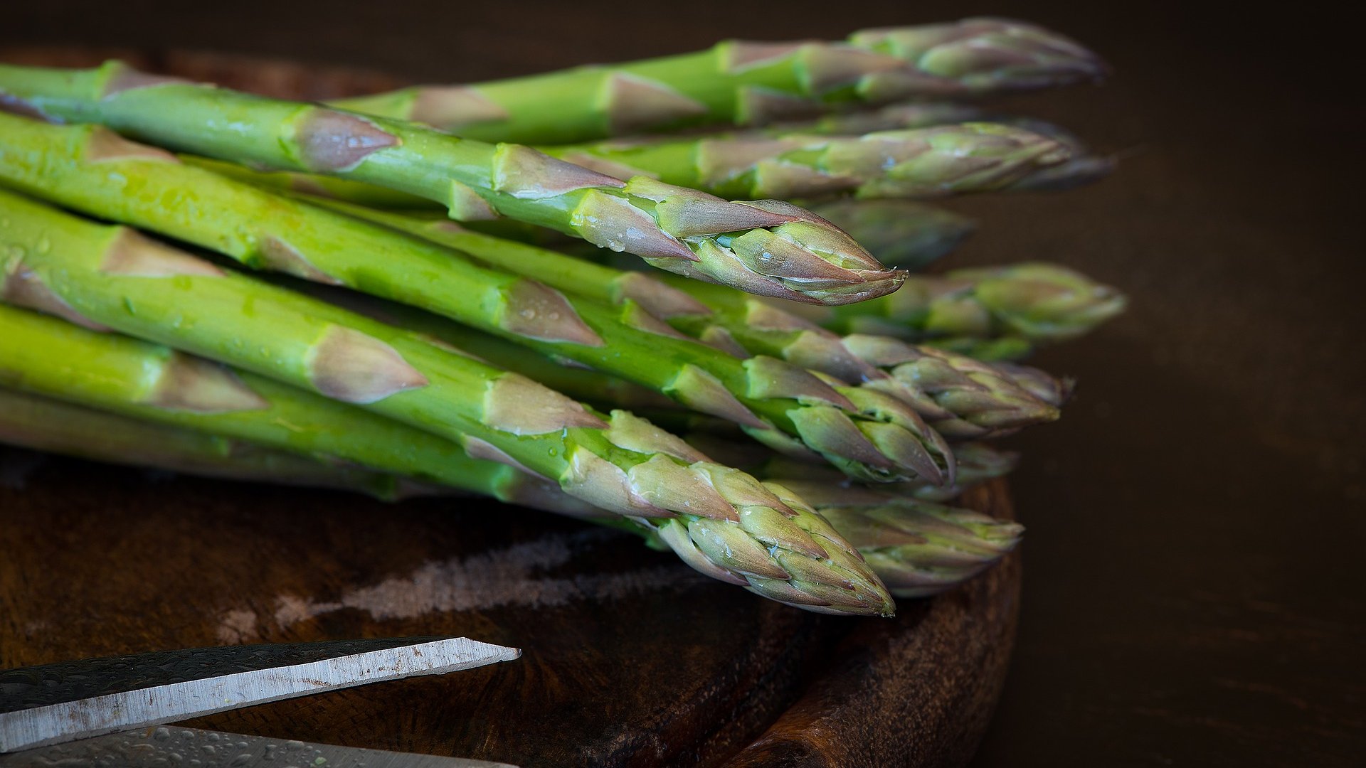 Spargel Zubereitung von grünen Spargel